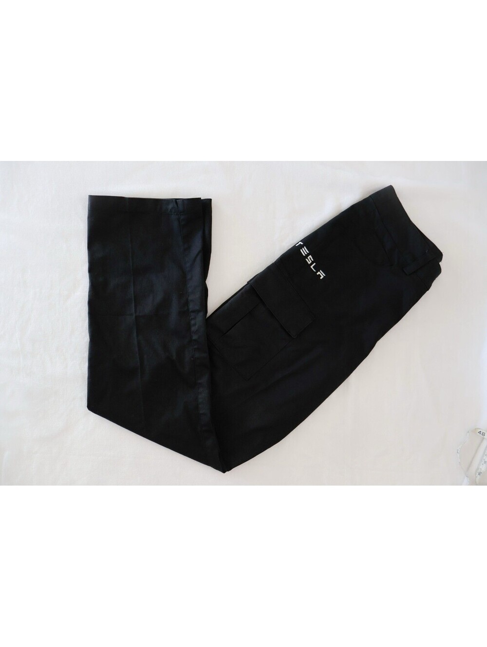 Tesla Pants Men's Black Cargo Workwear Employee TSL8412 Embroidered 32Wx34L